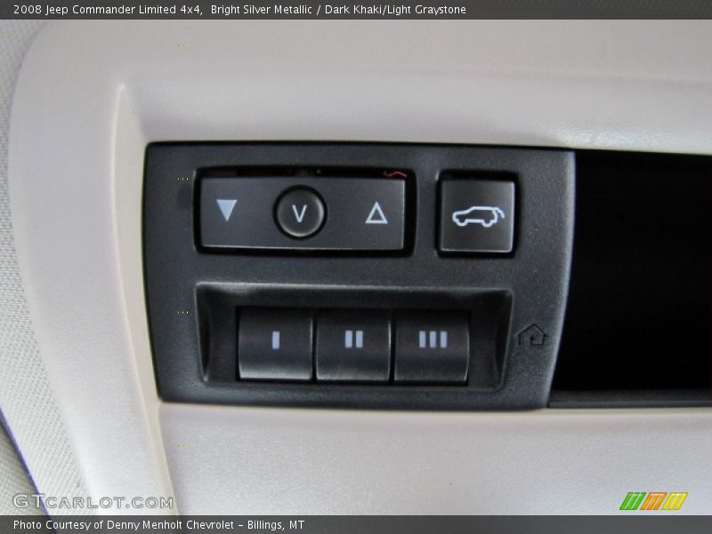 Bright Silver Metallic / Dark Khaki/Light Graystone 2008 Jeep Commander Limited 4x4