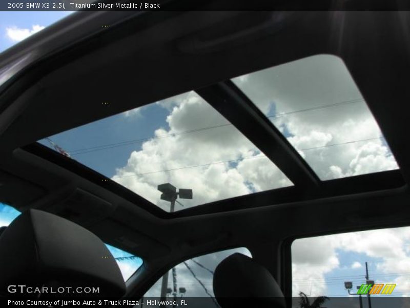 Titanium Silver Metallic / Black 2005 BMW X3 2.5i