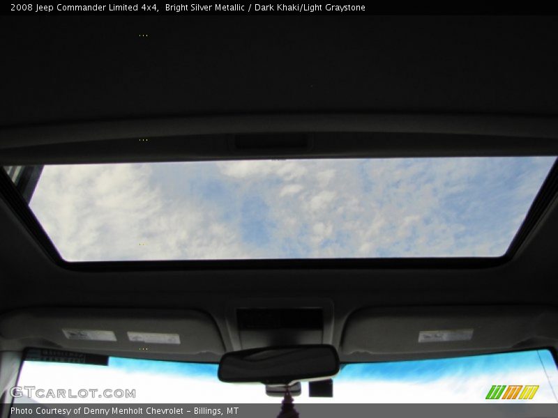 Bright Silver Metallic / Dark Khaki/Light Graystone 2008 Jeep Commander Limited 4x4