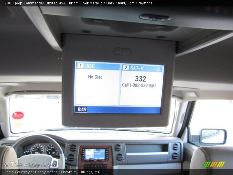 Bright Silver Metallic / Dark Khaki/Light Graystone 2008 Jeep Commander Limited 4x4