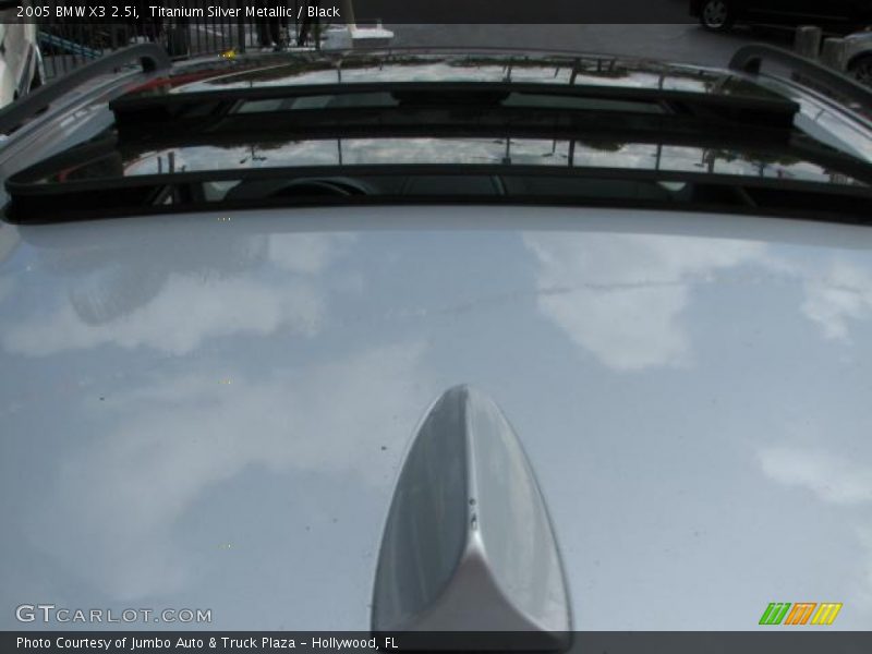 Titanium Silver Metallic / Black 2005 BMW X3 2.5i