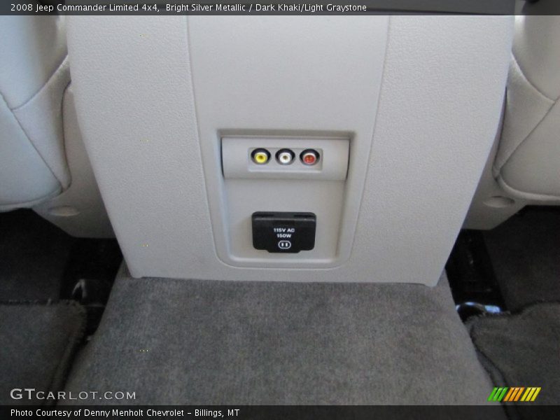 Bright Silver Metallic / Dark Khaki/Light Graystone 2008 Jeep Commander Limited 4x4