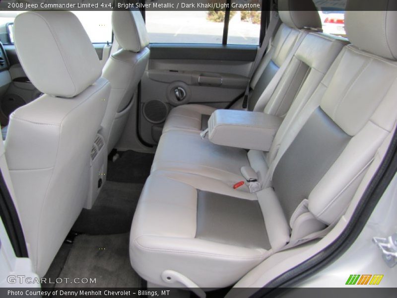 Bright Silver Metallic / Dark Khaki/Light Graystone 2008 Jeep Commander Limited 4x4