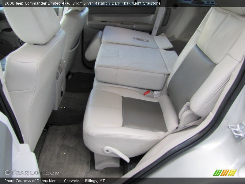 Bright Silver Metallic / Dark Khaki/Light Graystone 2008 Jeep Commander Limited 4x4