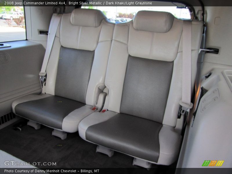 Bright Silver Metallic / Dark Khaki/Light Graystone 2008 Jeep Commander Limited 4x4