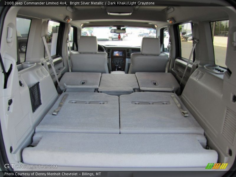 Bright Silver Metallic / Dark Khaki/Light Graystone 2008 Jeep Commander Limited 4x4