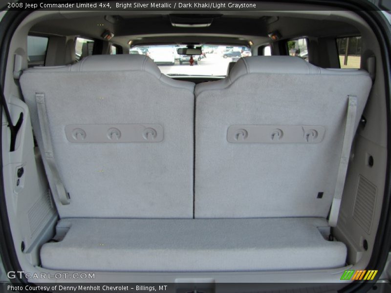 Bright Silver Metallic / Dark Khaki/Light Graystone 2008 Jeep Commander Limited 4x4