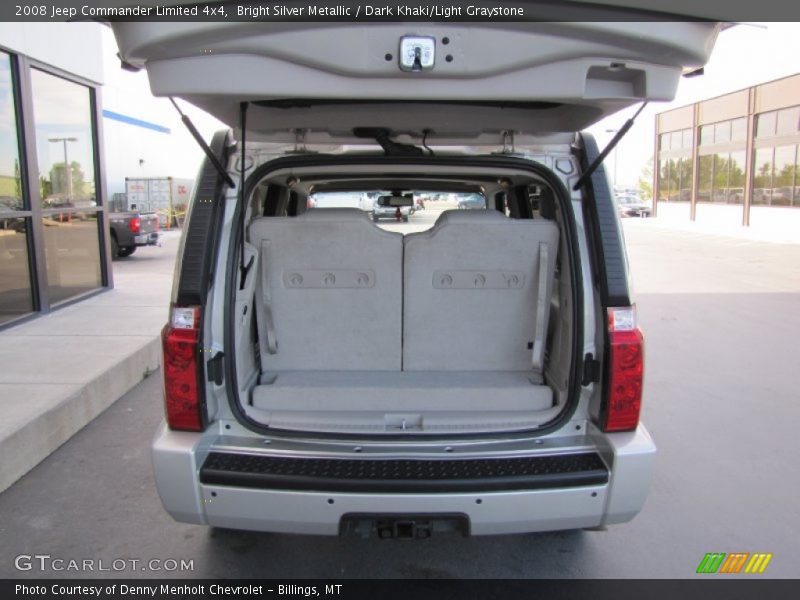 Bright Silver Metallic / Dark Khaki/Light Graystone 2008 Jeep Commander Limited 4x4