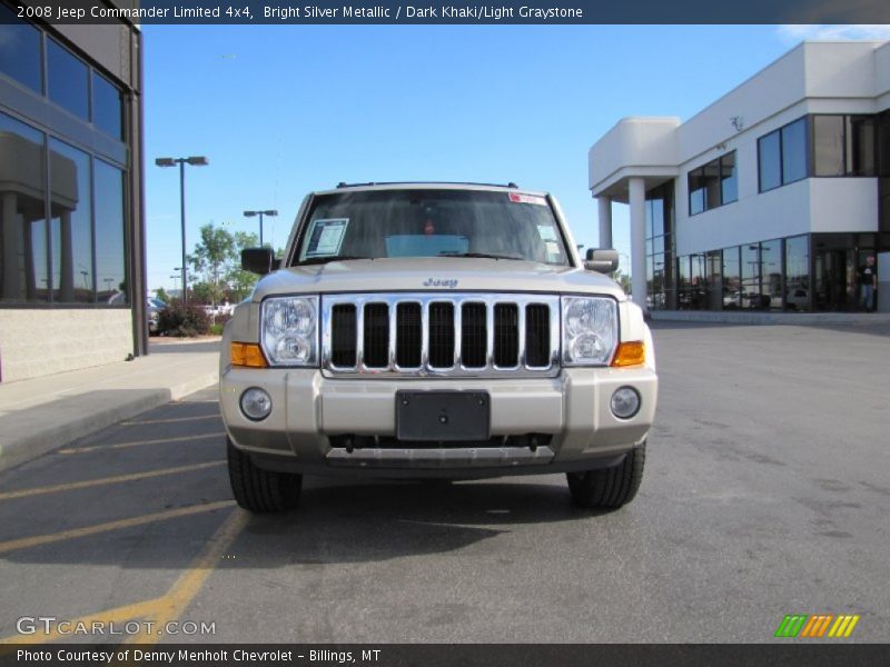 Bright Silver Metallic / Dark Khaki/Light Graystone 2008 Jeep Commander Limited 4x4