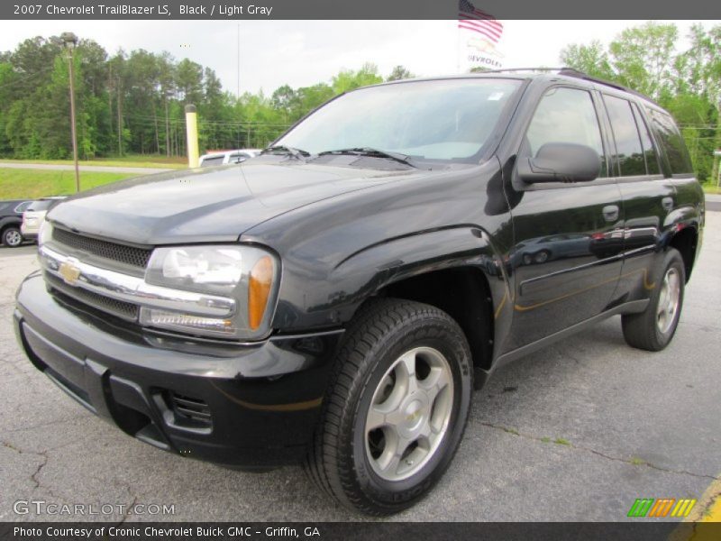Black / Light Gray 2007 Chevrolet TrailBlazer LS