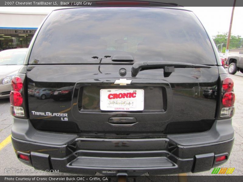 Black / Light Gray 2007 Chevrolet TrailBlazer LS