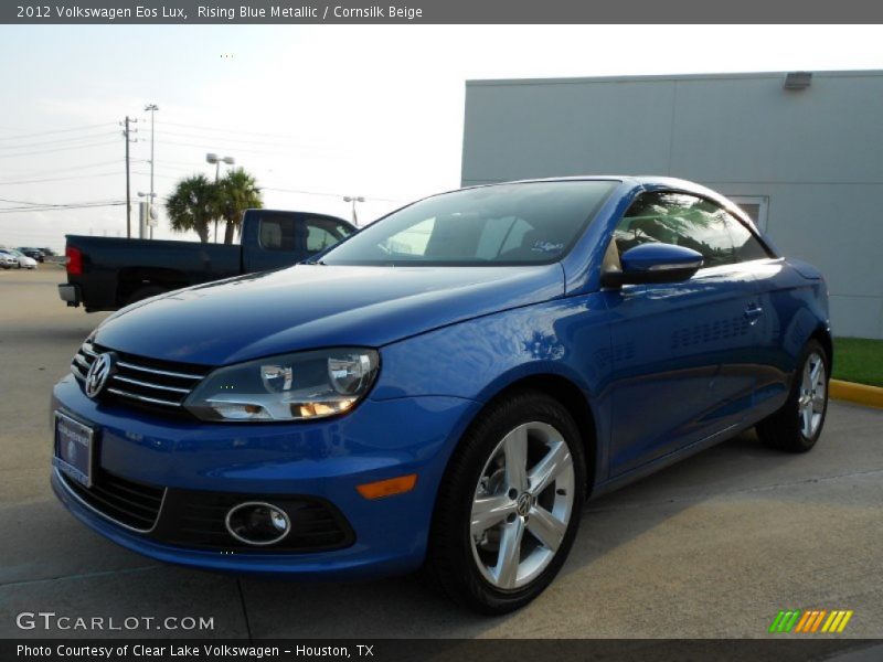 Rising Blue Metallic / Cornsilk Beige 2012 Volkswagen Eos Lux