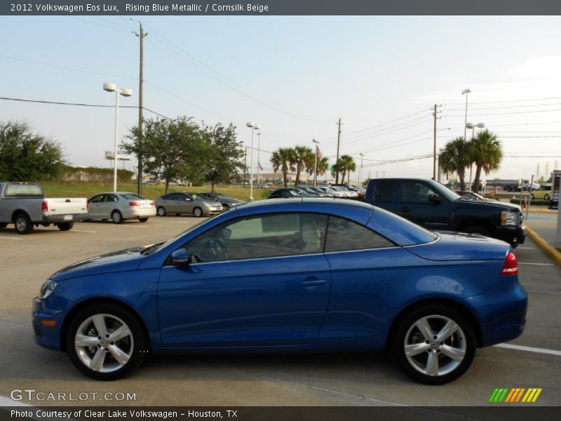 Rising Blue Metallic / Cornsilk Beige 2012 Volkswagen Eos Lux