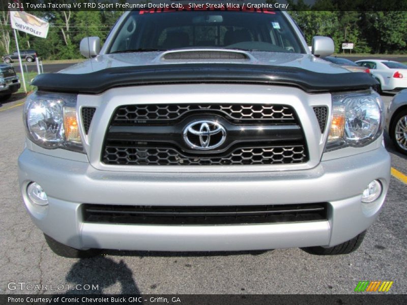 Silver Streak Mica / Graphite Gray 2011 Toyota Tacoma V6 TRD Sport PreRunner Double Cab