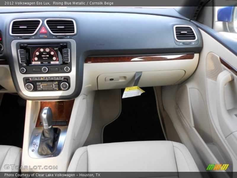 Rising Blue Metallic / Cornsilk Beige 2012 Volkswagen Eos Lux