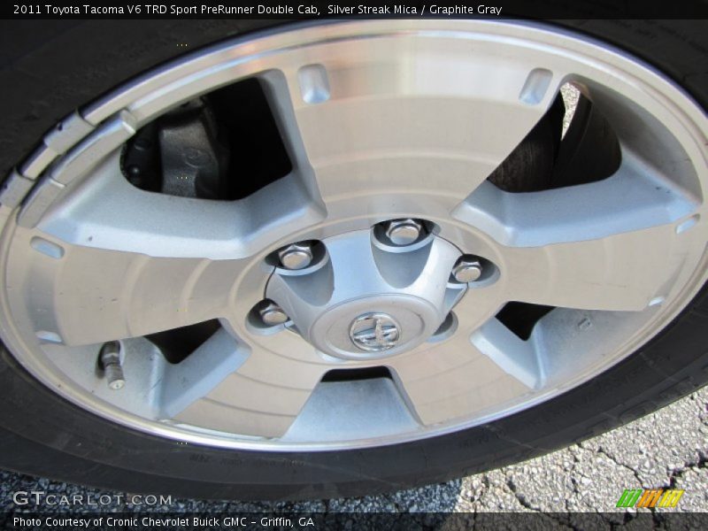 Silver Streak Mica / Graphite Gray 2011 Toyota Tacoma V6 TRD Sport PreRunner Double Cab
