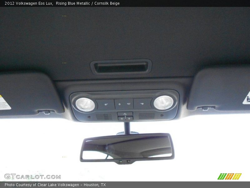 Rising Blue Metallic / Cornsilk Beige 2012 Volkswagen Eos Lux