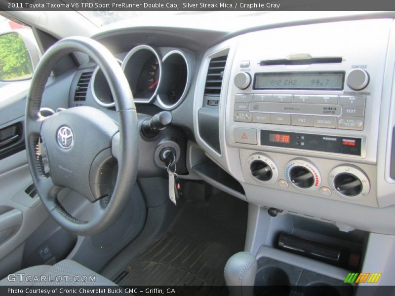 Silver Streak Mica / Graphite Gray 2011 Toyota Tacoma V6 TRD Sport PreRunner Double Cab
