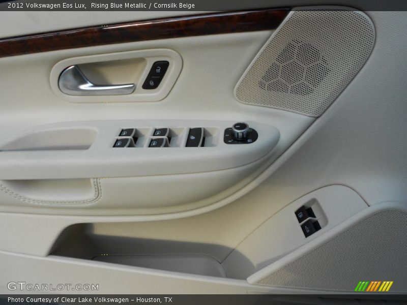 Rising Blue Metallic / Cornsilk Beige 2012 Volkswagen Eos Lux