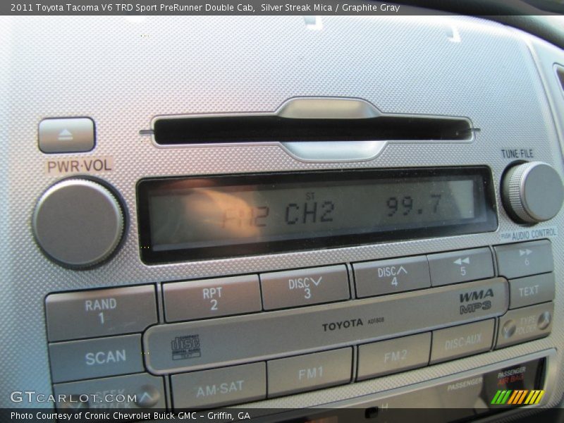 Silver Streak Mica / Graphite Gray 2011 Toyota Tacoma V6 TRD Sport PreRunner Double Cab