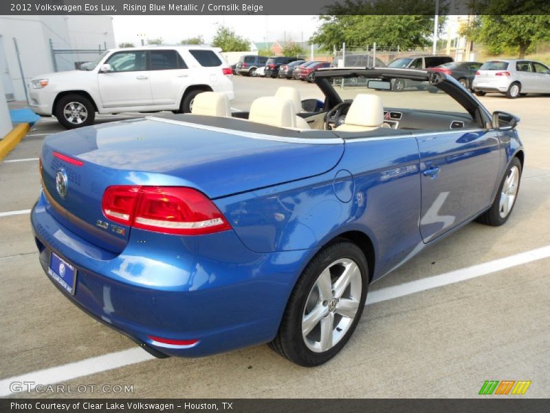 Rising Blue Metallic / Cornsilk Beige 2012 Volkswagen Eos Lux