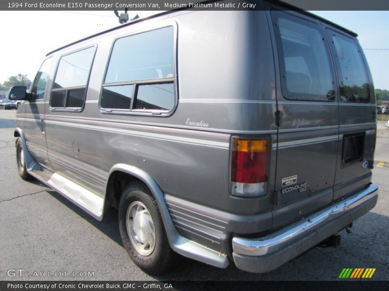 Medium Platinum Metallic / Gray 1994 Ford Econoline E150 Passenger Conversion Van