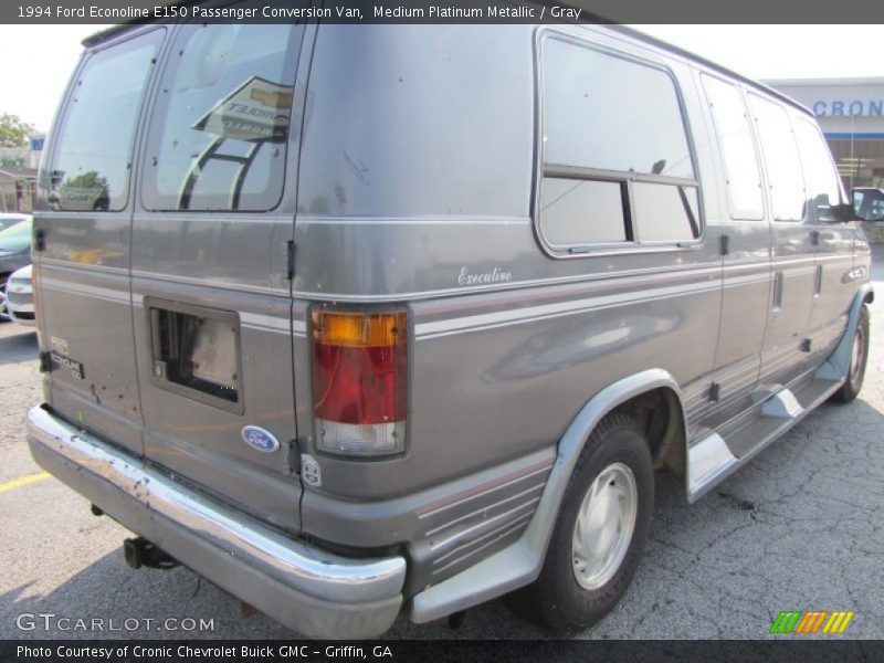 Medium Platinum Metallic / Gray 1994 Ford Econoline E150 Passenger Conversion Van