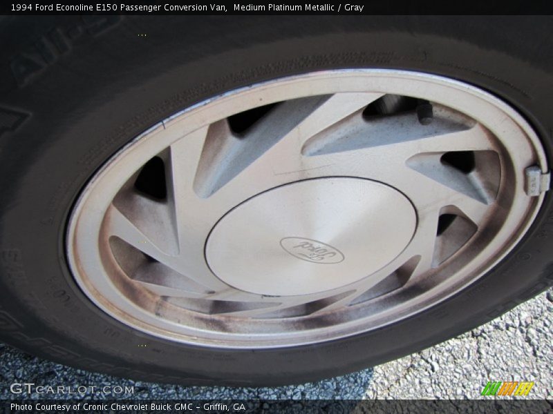 Medium Platinum Metallic / Gray 1994 Ford Econoline E150 Passenger Conversion Van