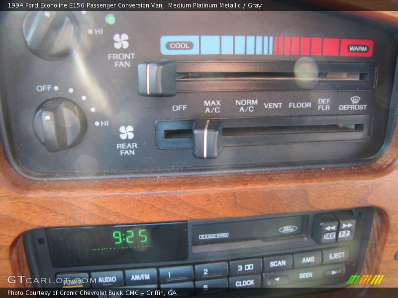 Medium Platinum Metallic / Gray 1994 Ford Econoline E150 Passenger Conversion Van