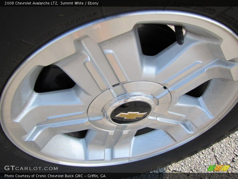 Summit White / Ebony 2008 Chevrolet Avalanche LTZ