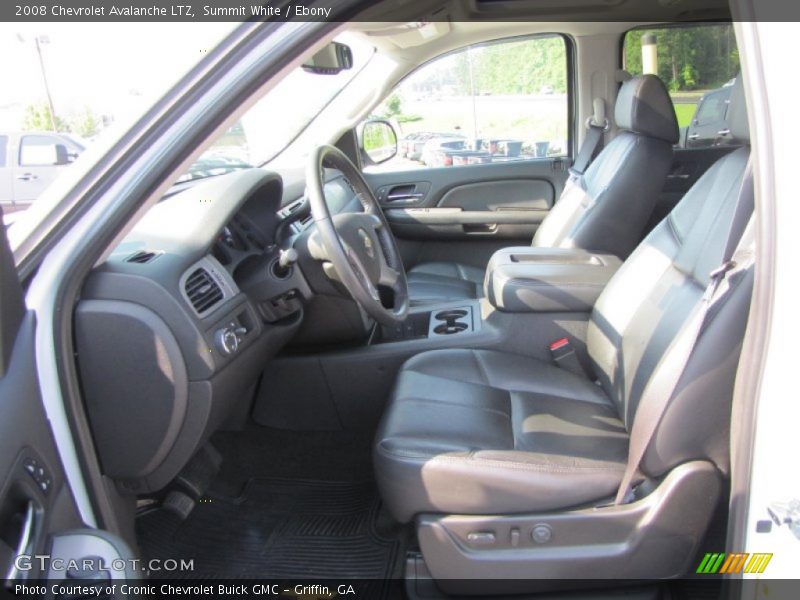 Summit White / Ebony 2008 Chevrolet Avalanche LTZ