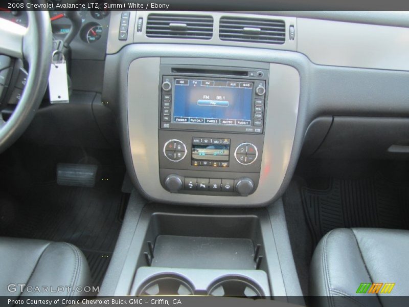 Summit White / Ebony 2008 Chevrolet Avalanche LTZ