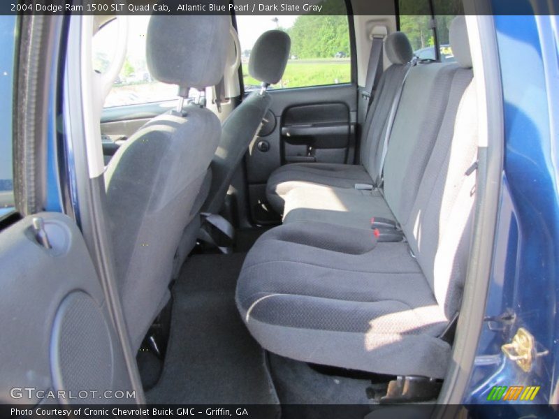 Atlantic Blue Pearl / Dark Slate Gray 2004 Dodge Ram 1500 SLT Quad Cab