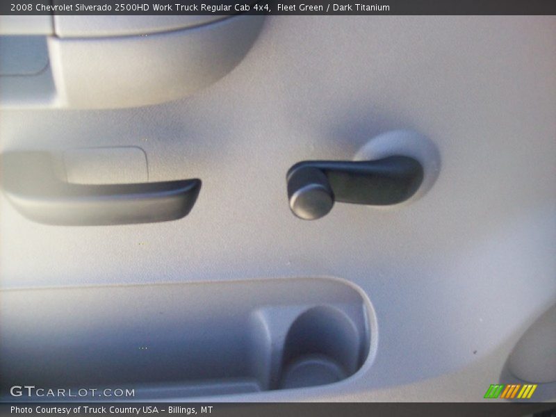 Fleet Green / Dark Titanium 2008 Chevrolet Silverado 2500HD Work Truck Regular Cab 4x4
