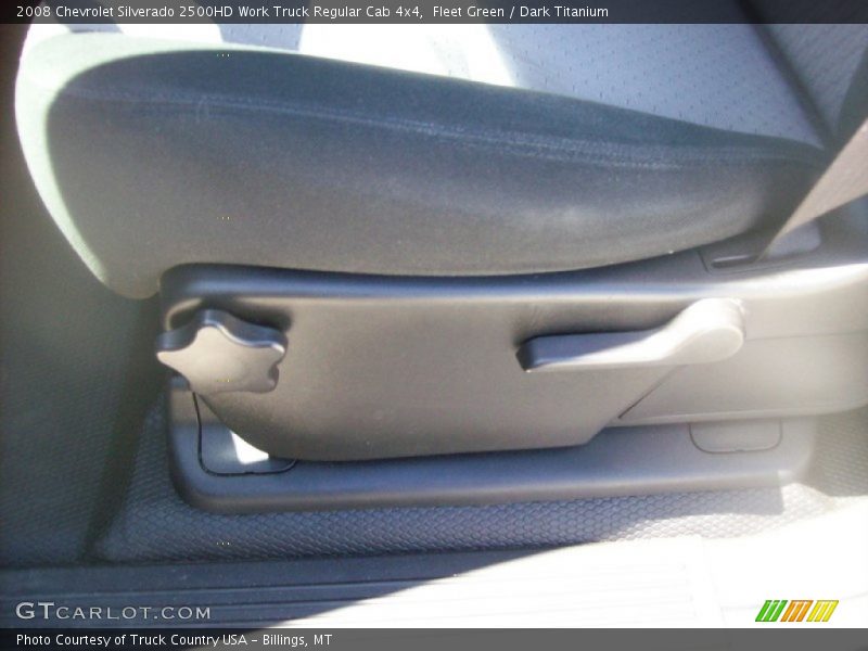Fleet Green / Dark Titanium 2008 Chevrolet Silverado 2500HD Work Truck Regular Cab 4x4