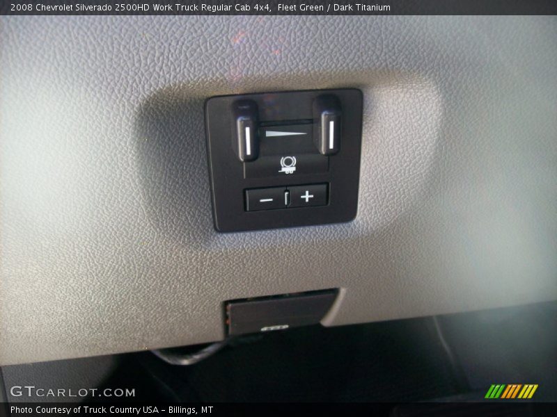 Fleet Green / Dark Titanium 2008 Chevrolet Silverado 2500HD Work Truck Regular Cab 4x4