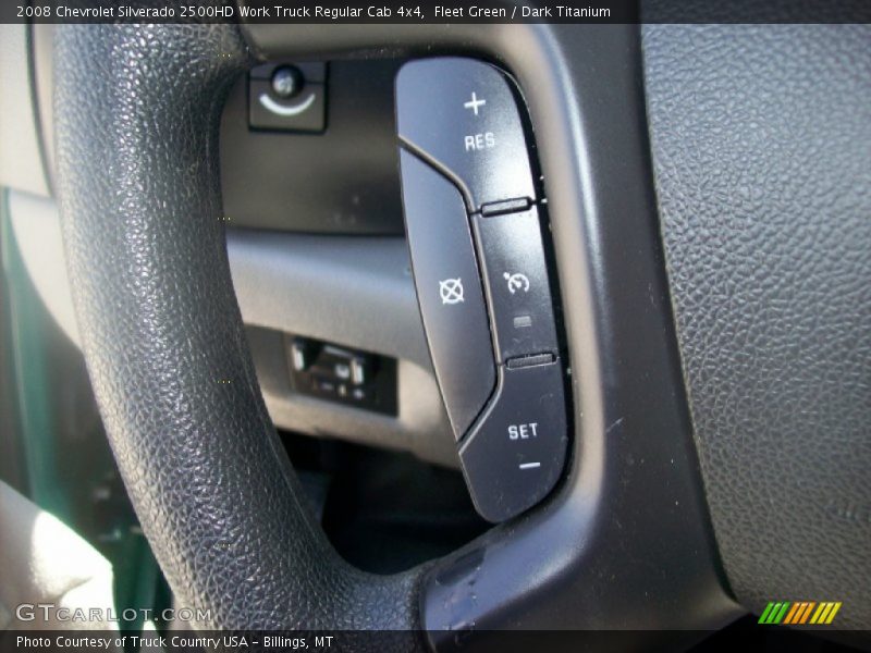 Fleet Green / Dark Titanium 2008 Chevrolet Silverado 2500HD Work Truck Regular Cab 4x4