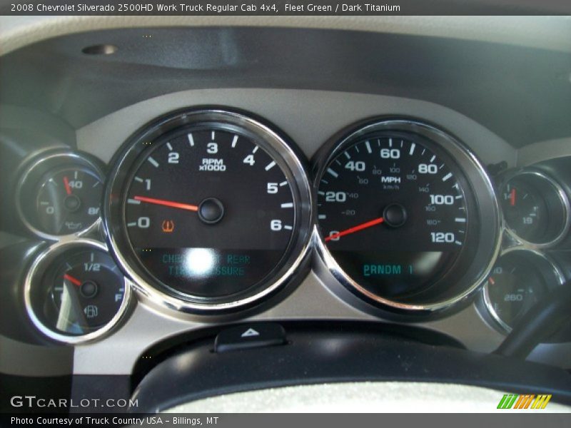 Fleet Green / Dark Titanium 2008 Chevrolet Silverado 2500HD Work Truck Regular Cab 4x4