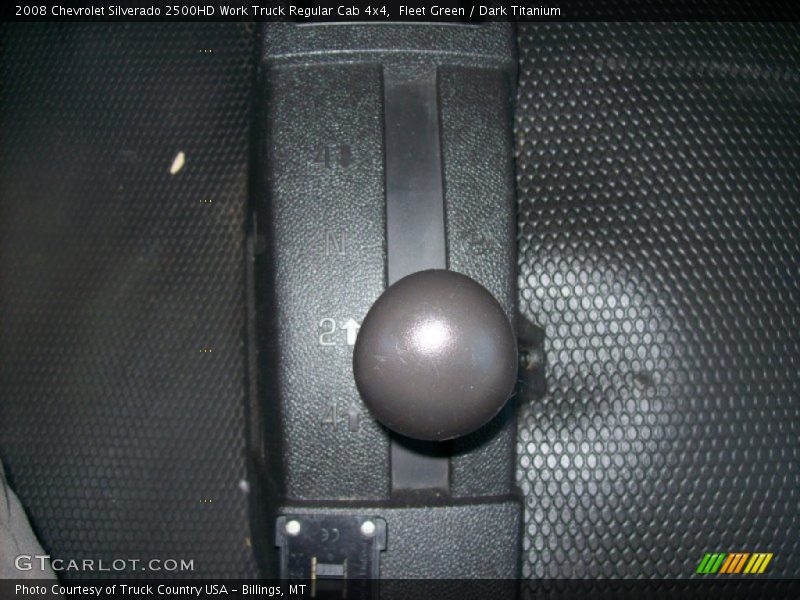 Fleet Green / Dark Titanium 2008 Chevrolet Silverado 2500HD Work Truck Regular Cab 4x4