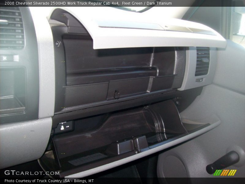 Fleet Green / Dark Titanium 2008 Chevrolet Silverado 2500HD Work Truck Regular Cab 4x4