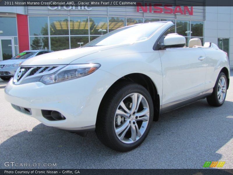 Glacier White Pearl / CC Cashmere 2011 Nissan Murano CrossCabriolet AWD