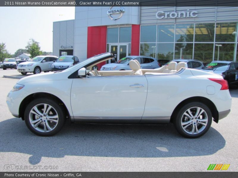 Glacier White Pearl / CC Cashmere 2011 Nissan Murano CrossCabriolet AWD