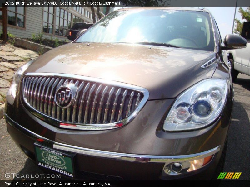 Cocoa Metallic / Cocoa/Cashmere 2009 Buick Enclave CX AWD