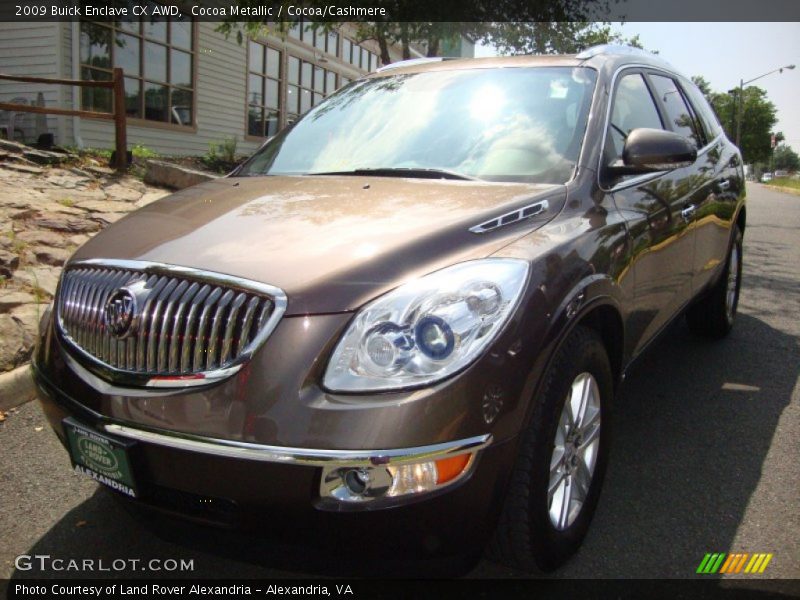 Cocoa Metallic / Cocoa/Cashmere 2009 Buick Enclave CX AWD
