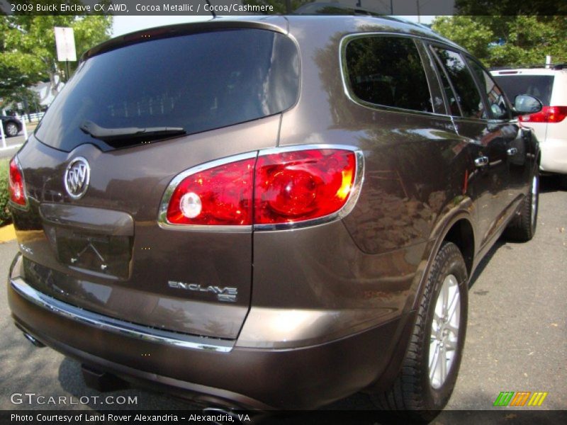 Cocoa Metallic / Cocoa/Cashmere 2009 Buick Enclave CX AWD
