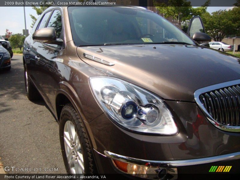 Cocoa Metallic / Cocoa/Cashmere 2009 Buick Enclave CX AWD