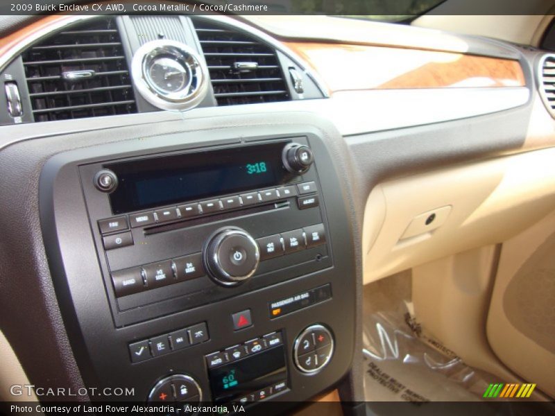 Controls of 2009 Enclave CX AWD