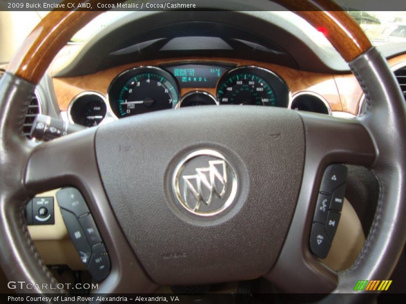 Cocoa Metallic / Cocoa/Cashmere 2009 Buick Enclave CX AWD