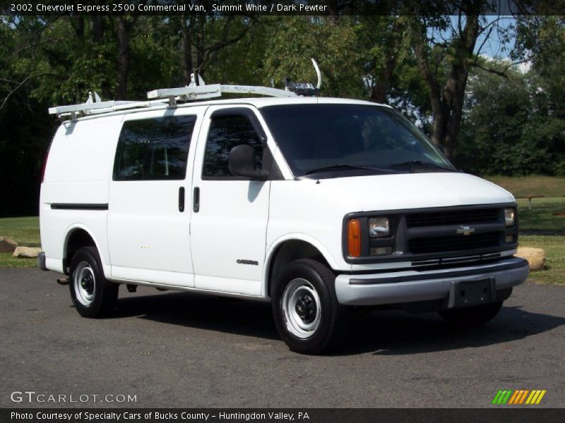 Summit White / Dark Pewter 2002 Chevrolet Express 2500 Commercial Van