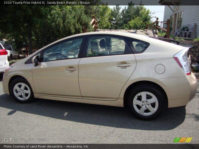 Sandy Beach Metallic / Bisque 2010 Toyota Prius Hybrid III